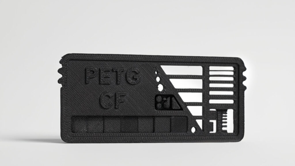 Carte test PETG carbone - Francofil