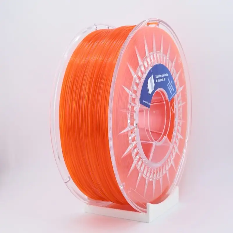 photo PLA Translucide orange 1