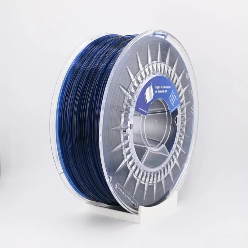 photo PLA Translucide bleu 1